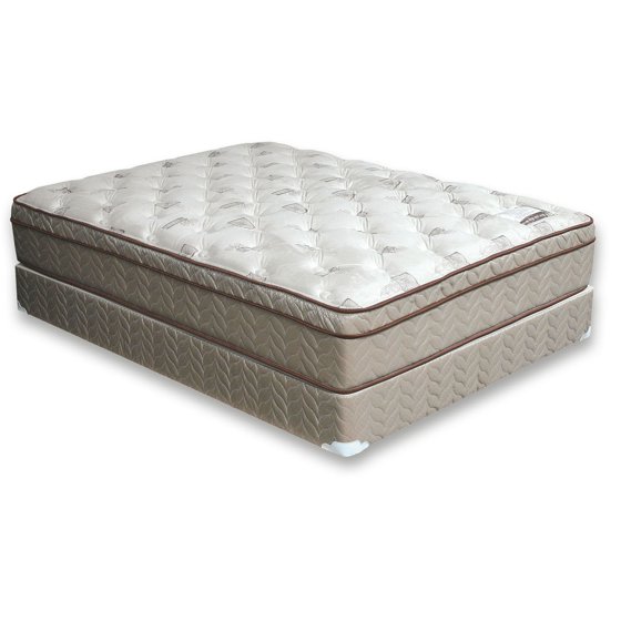 An image of Furniture of America Dreamax Medium Firm Euro Top Full-Size 312 Bonnell Coil Innersprings 13-Inch Mattress