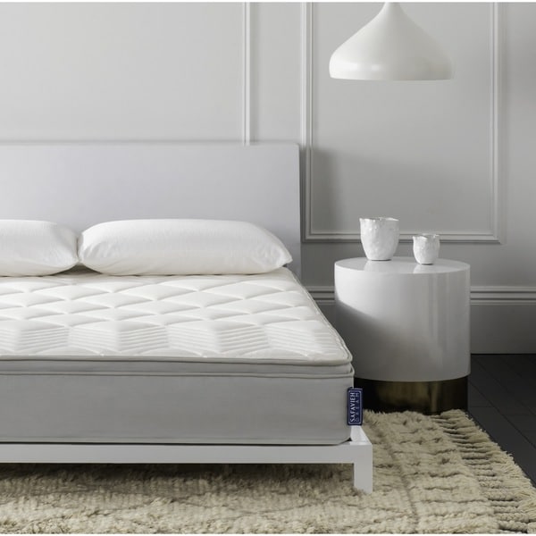 An image of Safavieh MAT1002A-Q Plush Pillow Top Queen-Size 10-Inch Mattress