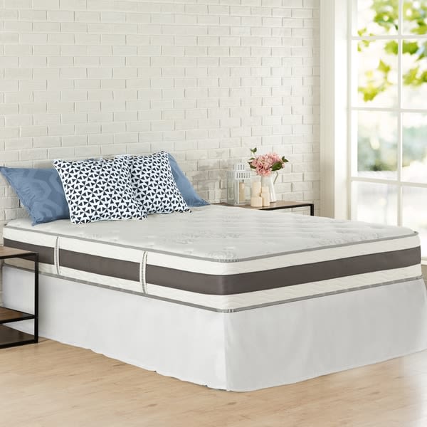 An image of Priage OS-HBSM-10T Firm Hybrid Twin-Size Coil Springs 10-Inch Mattress | Know Your Mattress 