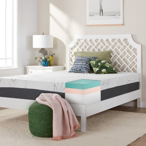 An image of Comfort Dreams 3050855 Plush Gel Memory Foam Twin XL-Size 13-Inch Mattress