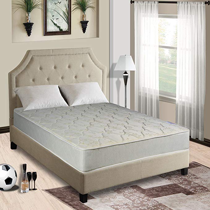 An image of Continental Sleep Firm Innerspring King-Size VertiCoil Innerspring Unit 8-Inch Mattress | Know Your Mattress 