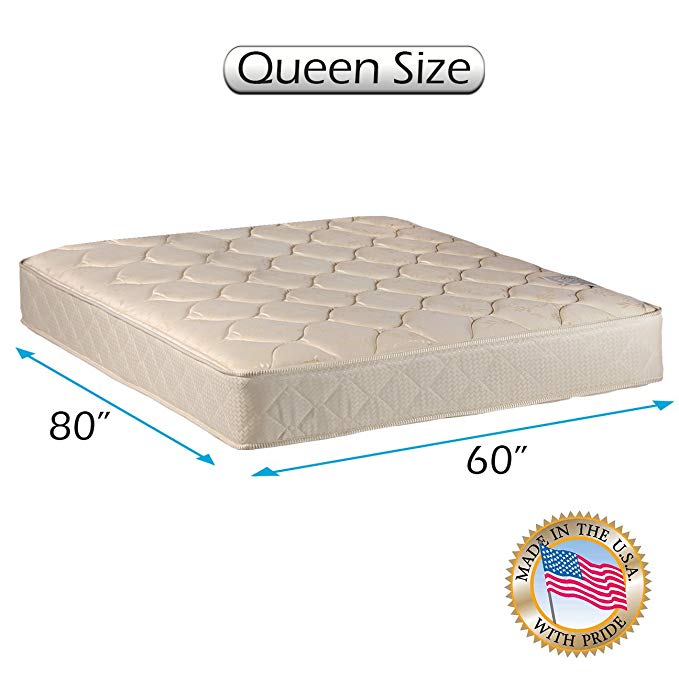 An image of Dream Solutions USA Firm Foam Queen-Size Firm Poly Foam 9-Inch Mattress