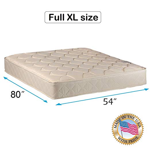 An image of Dream Solutions USA Firm Foam Full XL-Size Firm Poly Foam 9-Inch Mattress