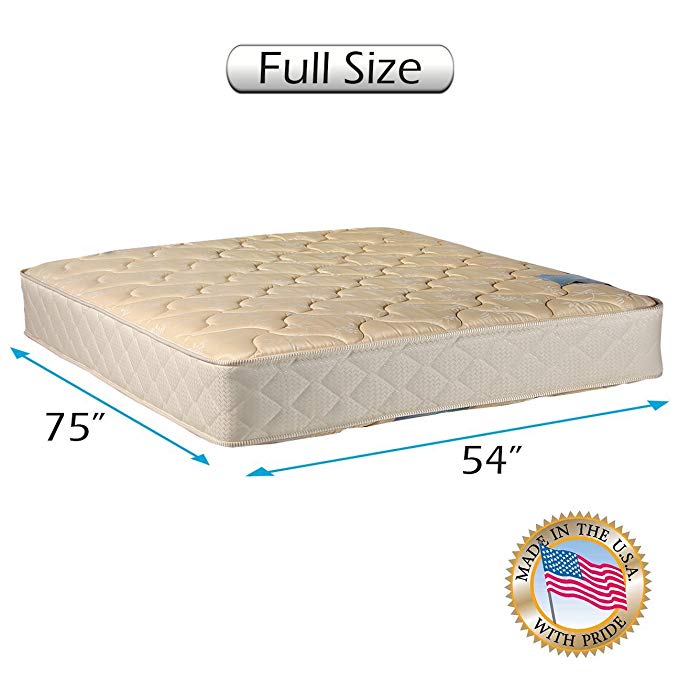 An image related to Dream Solutions USA Chiro Premier Medium Firm Foam Full-Size Firm Poly Foam 9-Inch Mattress