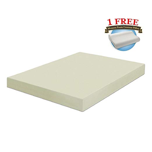 An image of Foam Mattress Discounts 12TWIN9+3 Memory Foam Twin-Size Dense Foam 12-Inch Mattress | Know Your Mattress 