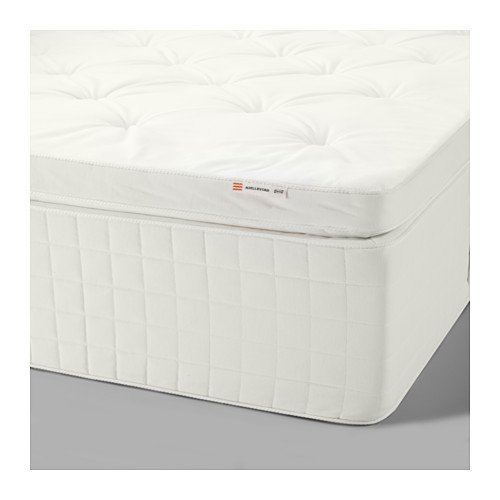 An image related to IKEA HJELLESTAD Medium Firm Hybrid Queen-Size Pocket Spring Coil Individually Wrapped Pocket Coils Mattress