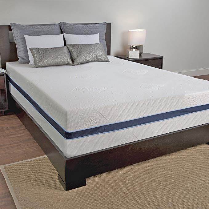 An image related to Sealy F03-00004-CK0 Memory Foam California King-Size 12-Inch Mattress