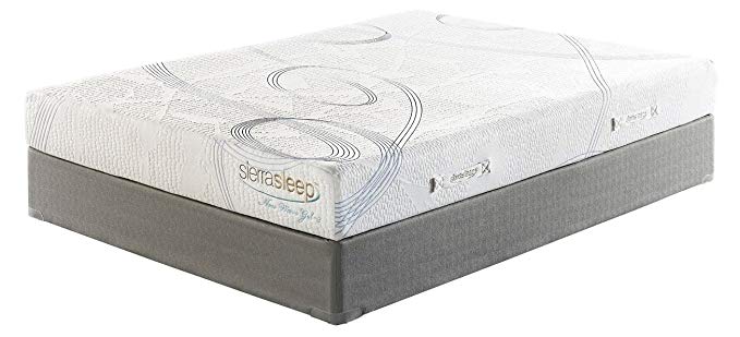 An image of Sierra Sleep by Ashley I800 M99551 Memory Foam California King-Size 8-Inch Mattress