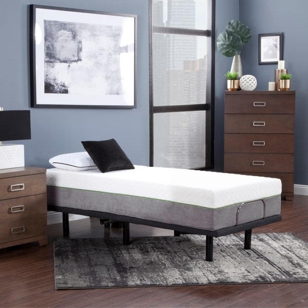 An image of Blissful Nights 12BNCOPPER-T Memory Foam Twin-Size Copper Infused 12-Inch Mattress