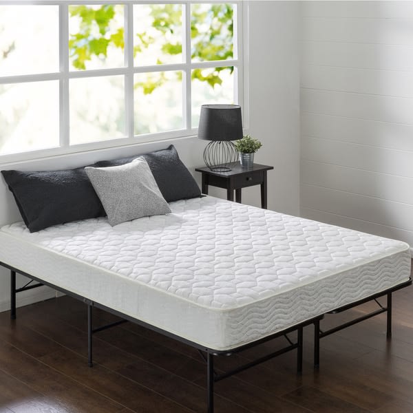 An image of Priage OS-BNSM-8Q Firm Pocketed Coil Queen-Size Coil Springs HD Support Core 8-Inch Mattress | Know Your Mattress 