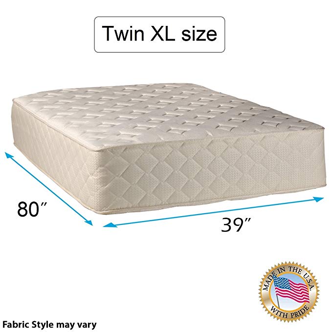 An image of Dream Solutions USA CB680 Firm Pocketed Coil Twin XL-Size Firm Poly Foam 14-Inch Mattress | Know Your Mattress 