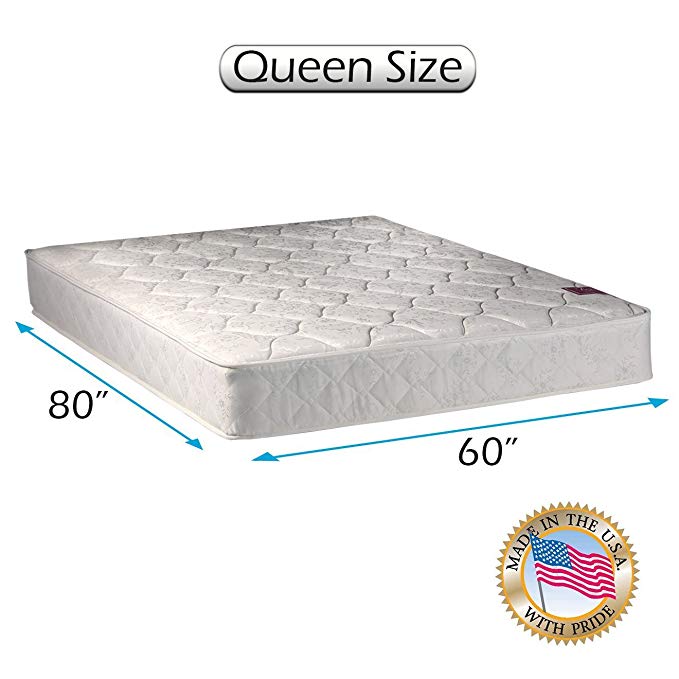 An image of Dream Solutions USA Firm Foam Queen-Size Firm Poly Foam 8-Inch Mattress