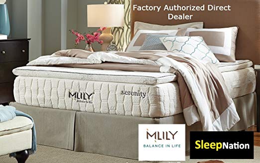 An image of Mlily Serenity Soft Memory Foam California King-Size 13-Inch Mattress