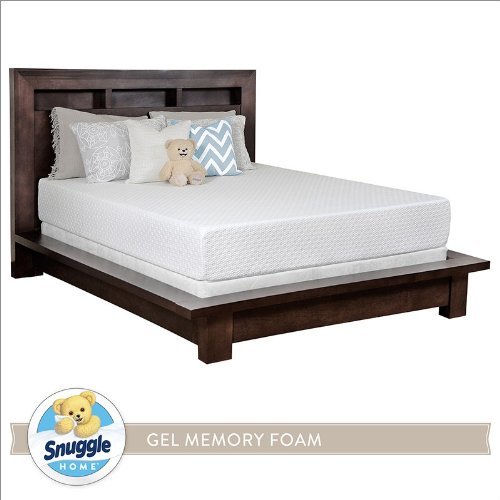 An image of Snuggle Home Medium Firm Gel Memory Foam Queen-Size 10-Inch Mattress