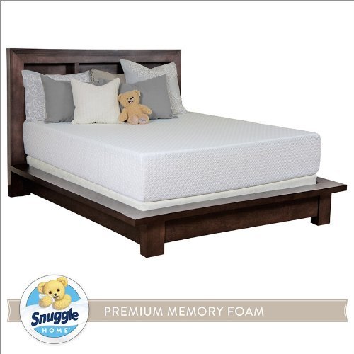 An image of Snuggle Home Plush Memory Foam King-Size 11-Inch Mattress