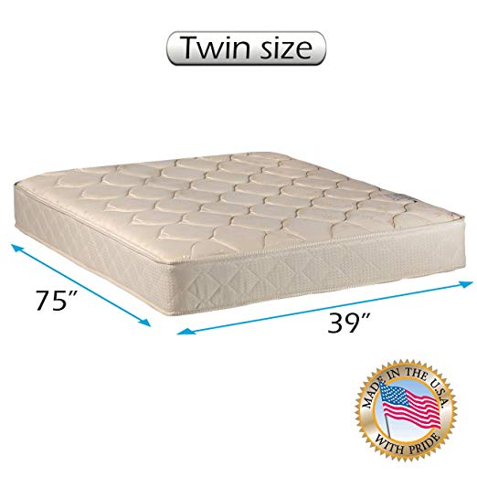 An image of Dream Solutions USA Firm Foam Twin-Size Firm Poly Foam 9-Inch Mattress