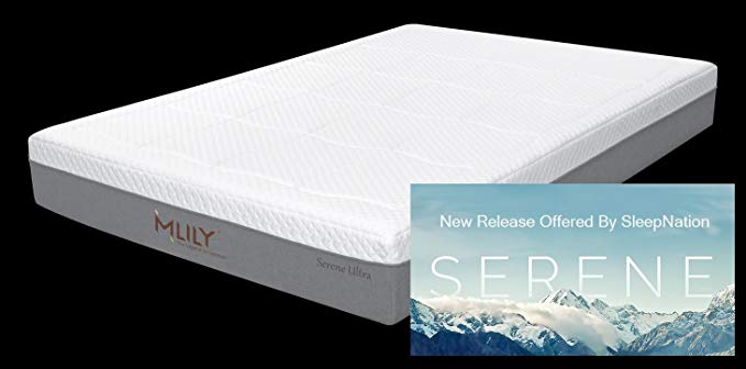 An image of Mlily Serene Firm Memory Foam California King-Size 10-Inch Mattress