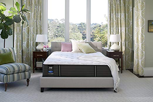 An image related to Sealy Posturepedic Plush Innerspring California King-Size 13-Inch Mattress