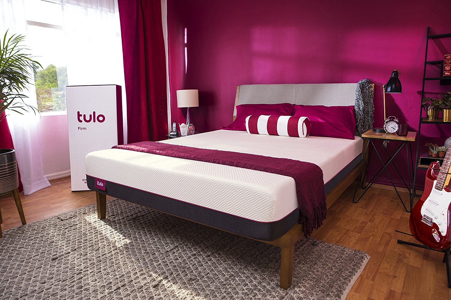 An image of Tulo Firm Memory Foam Queen-Size 10-Inch Mattress