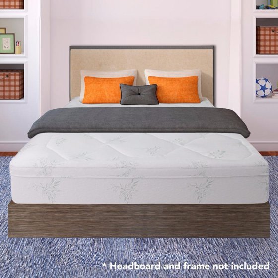 An image of Best Price Plush Memory Foam 12-Inch Mattress