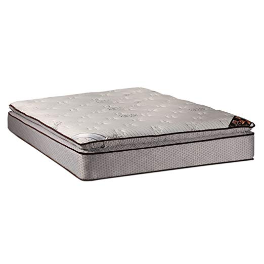 An image of Dream Solutions USA Plush Euro Top Queen-Size 490 Innerspring Coils 12-Inch Mattress