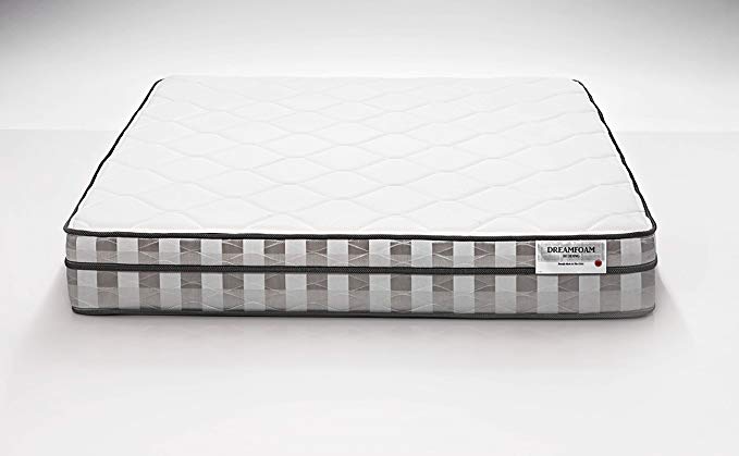 An image of Dreamfoam Bedding UDCQEuro-SHQ-C6 Medium Firm Foam Queen-Size Foam Base 9-Inch Mattress