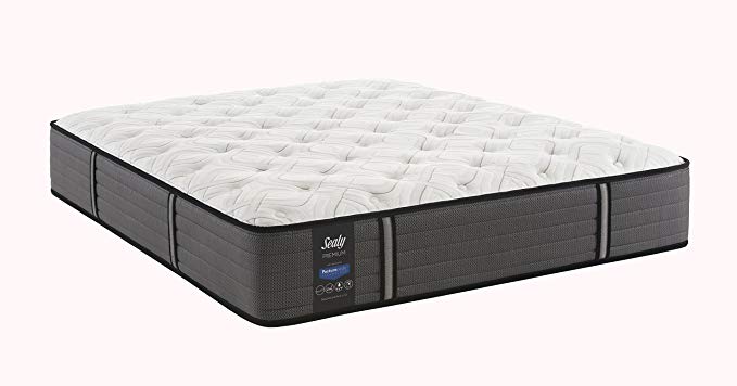 An image of Sealy 52256151 Firm Innerspring Queen-Size DuraFlex Edge System SealyCool Gel Memory Foam 13-Inch Mattress | Know Your Mattress 