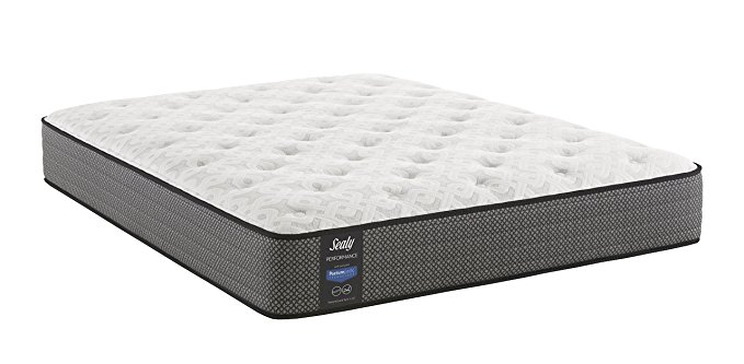 An image of Sealy 52253551 Firm Innerspring Queen-Size DuraFlex Edge System Innerspring Support SealySupport Foam 11.5-Inch Mattress | Know Your Mattress 