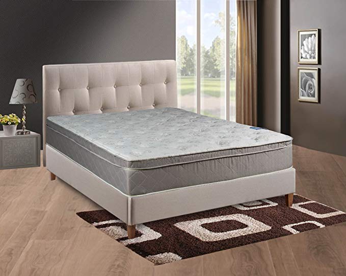 An image of Spring Coil FOAM ENCASED 446N-4/6XL-1 Medium Firm Pocketed Coil Full XL-Size 396 Innerspring Verticoil Unit VertiCoil Innerspring Unit 10-Inch Mattress | Know Your Mattress 