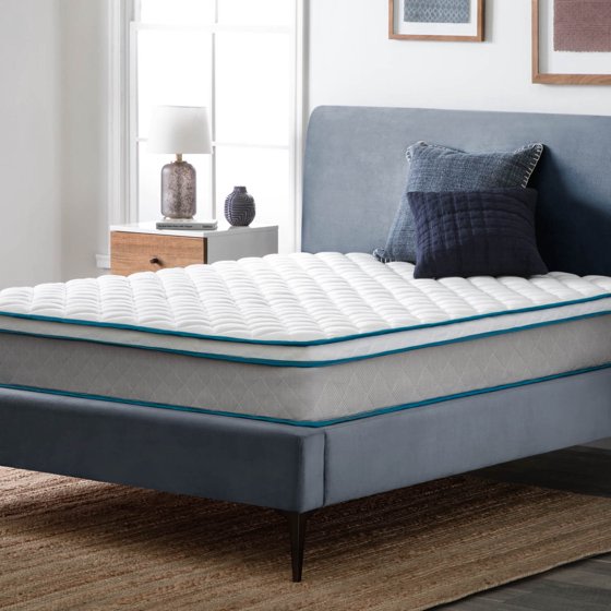 An image of Lucid Firm Innerspring Individually Wrapped Pocket Coils 9-Inch Mattress | Know Your Mattress 