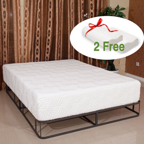 An image related to Ktaxon Soft Gel Memory Foam Queen-Size 12-Inch Mattress