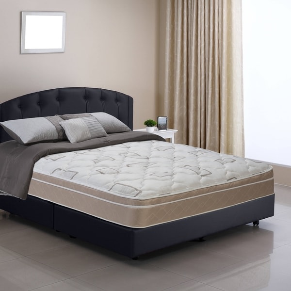 An image of Wolf Mattress Plush Innerspring Twin XL-Size 8-Inch Mattress | Know Your Mattress 