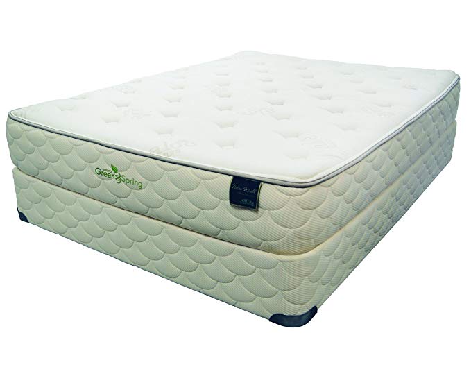 An image related to Natura Green Spring Liberty Firm Innerspring California King-Size Foam Base Mattress