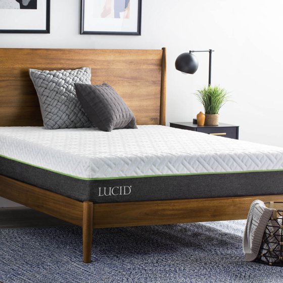 An image of Lucid Soft Hybrid Steel Coil 11-Inch Mattress