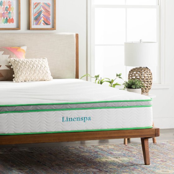 An image related to Linenspa Soft Hybrid Steel Coil 10-Inch Mattress