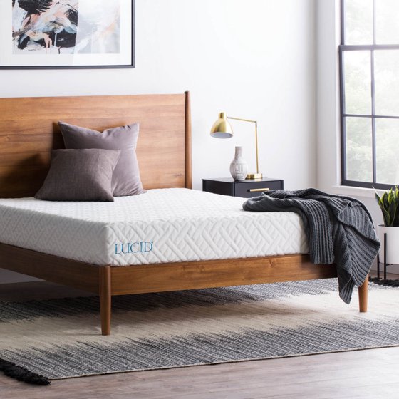 An image related to Lucid Soft Memory Foam Twin-Size 9-Inch Mattress