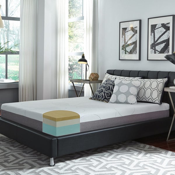 An image related to Slumber Solutions Memory Foam Queen-Size 10-Inch Mattress