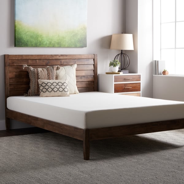 An image of Select Luxury OSLFTRV0803 Medium Firm Memory Foam Full-Size 8-Inch Mattress