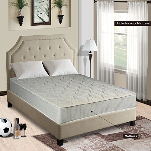 An image of Continental Sleep Hollywood Collection 1000-6/0-1 Firm Pocketed Coil California King-Size 357 Innerspring Verticoil Unit VertiCoil Innerspring Unit 10-Inch Mattress | Know Your Mattress 