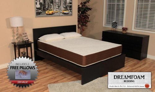 An image of Dreamfoam Bedding Medium Firm Memory Foam King-Size 10-Inch Mattress | Know Your Mattress 