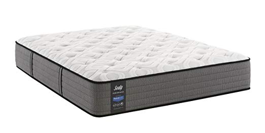 An image of Sealy 52254761 Firm Innerspring King-Size DuraFlex Edge System SealyCool Gel Memory Foam 11-Inch Mattress