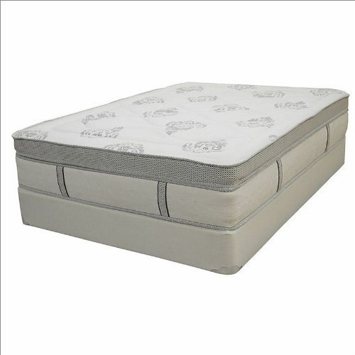 An image of Hampton and Rhodes Aruba Gel Memory Foam California King-Size 768 Count Wrapped Coil Innersprings 14-Inch Mattress