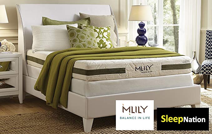 An image of Mlily Calm Memory Foam California King-Size Renewable Plant-Based Oil Infused 10-Inch Mattress | Know Your Mattress 