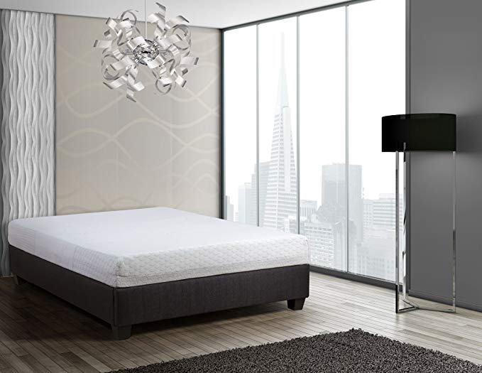 An image related to Primo International Memory Foam King-Size Firm Poly Foam 8-Inch Mattress