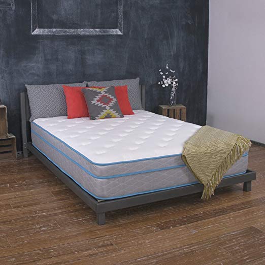 An image related to Dreamfoam Bedding Soft Euro Top King-Size 11-Inch Mattress