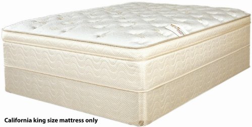 An image of Coaster Home Furnishings Firm Euro Top California King-Size 390 Bonnel Coil Innerspring Mattress | Know Your Mattress 