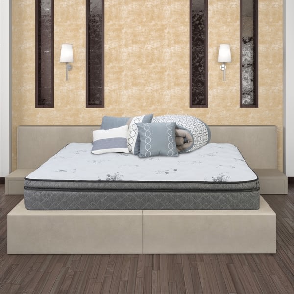 Sleep Sync SS12COOLGTXL Plush Euro Top Twin XLSize Coil Springs 12