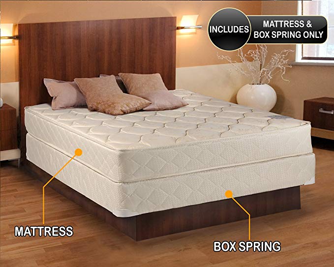 An image of Dream Solutions USA Firm Innerspring King-Size Firm Poly Foam 9-Inch Mattress