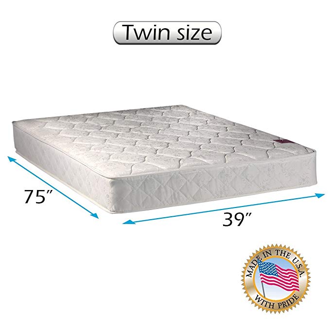 An image of Dream Solutions USA Firm Foam Twin-Size Firm Poly Foam 8-Inch Mattress | Know Your Mattress 