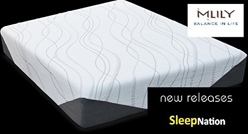 An image related to Mlily Soft Foam California King-Size Bamboo Charcoal-Infused 10-Inch Mattress